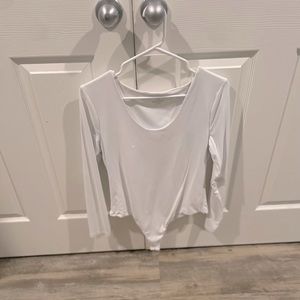 Nuuds White Bodysuit